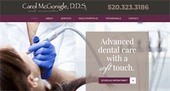 Desktop Screenshot of carolmcgonigle.com